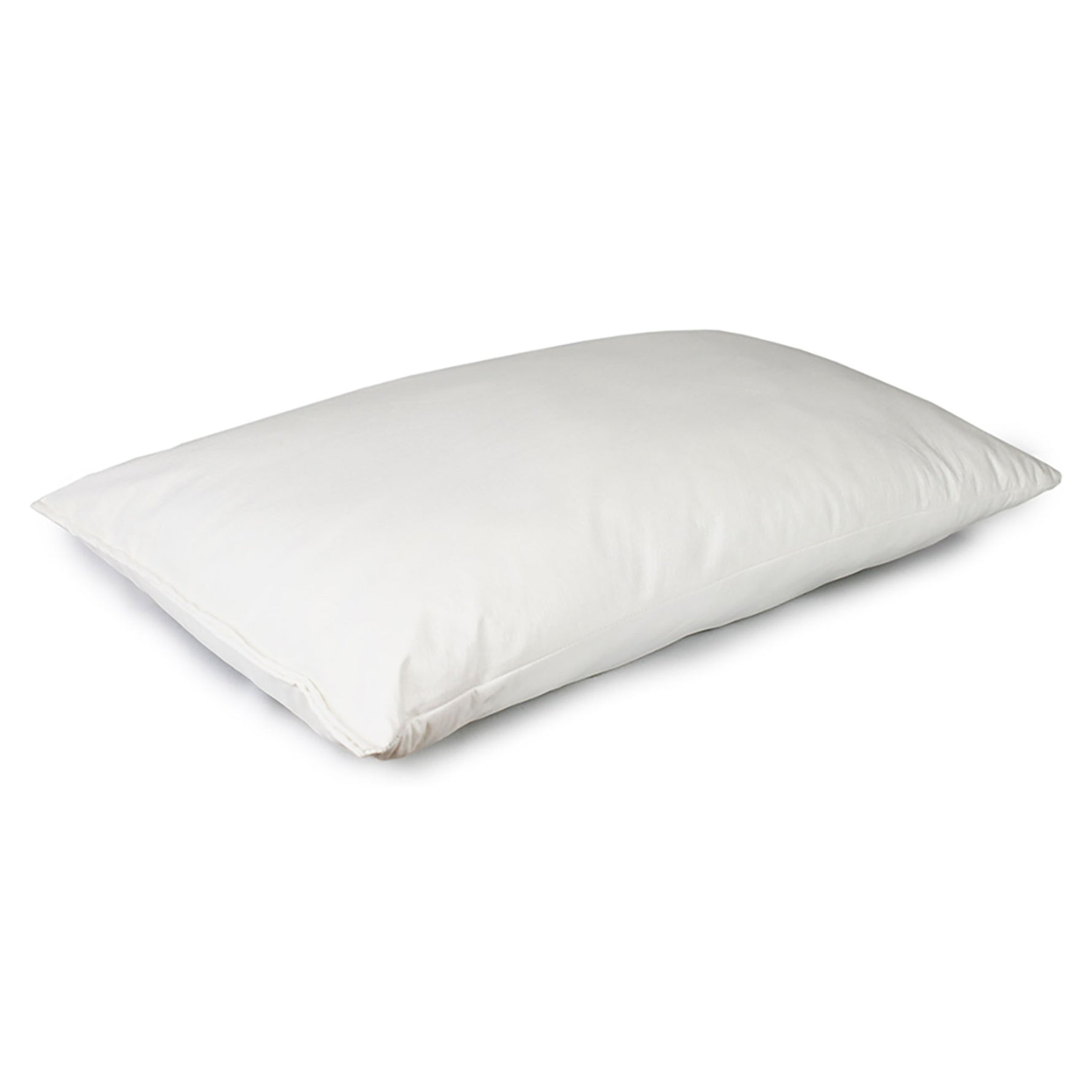 White Curatic medical spray-and-wipe pillow shown in three-quarter view on a white background.