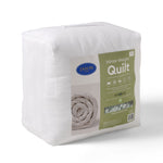 Jason Repreve winter-weight quilt packaged in a white fabric bag with branded label on a white background.