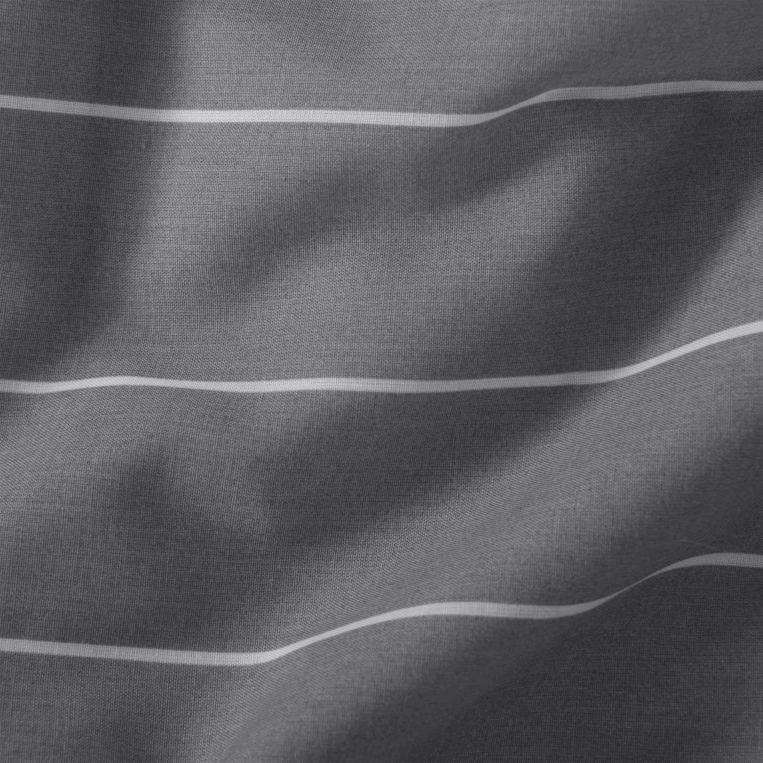 Studio Stripe Slate Printed Quilt Cover Set