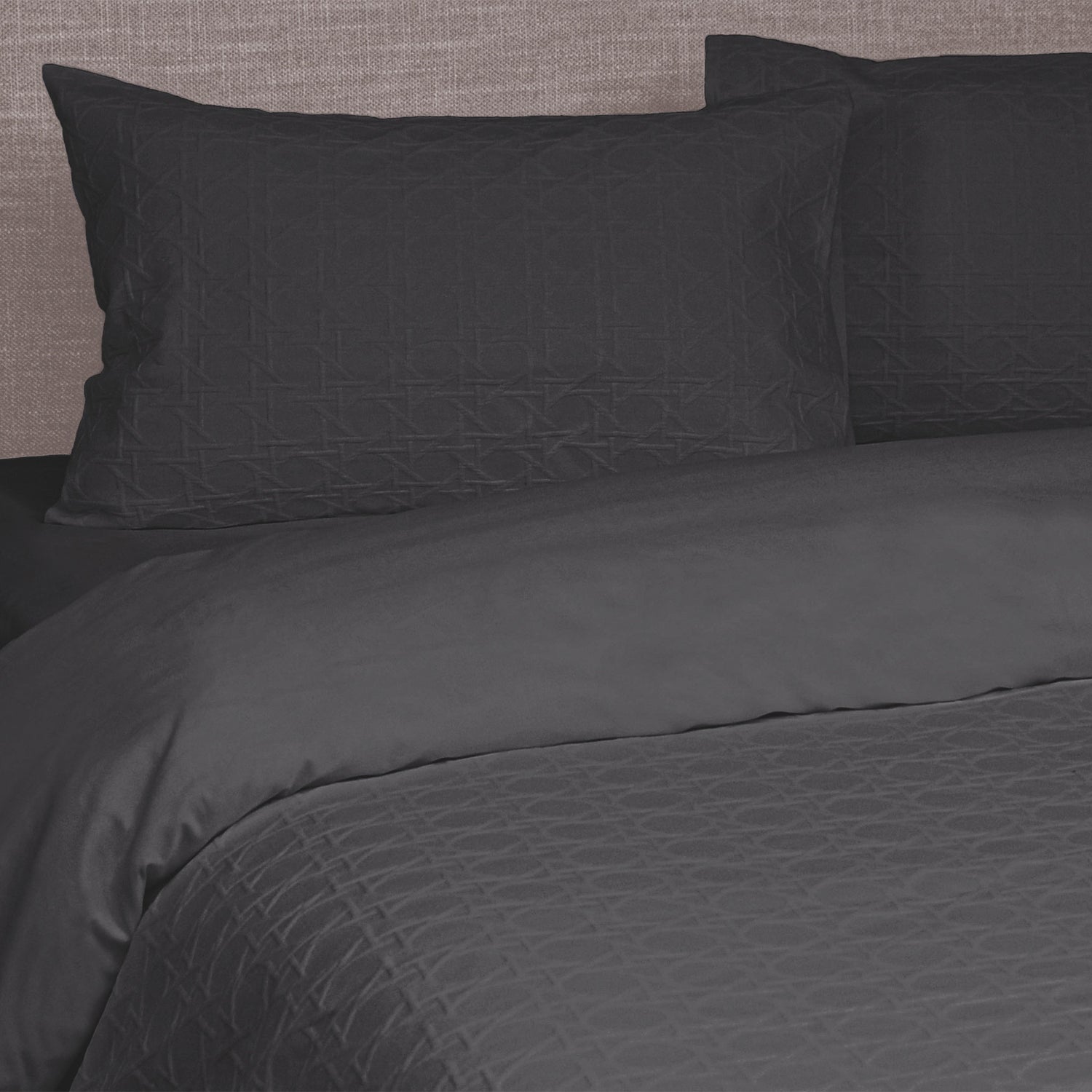 Villa Matelasse Slate Quilt Cover Set