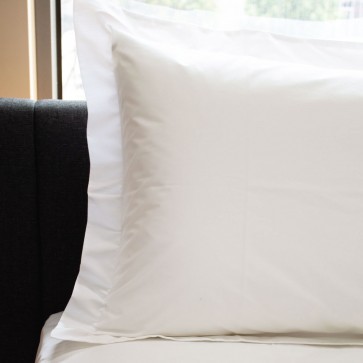 Crisp Tailored Pillowcase - Standard - White 