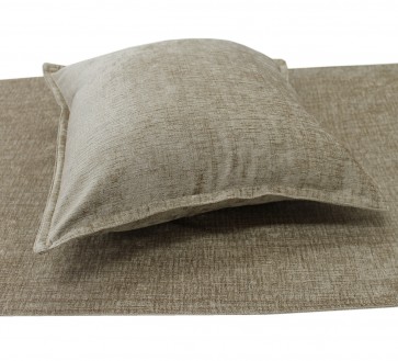 Parker Chenille Bed Runners & Cushions - Mocha