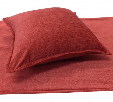 Parker Chenille Bed Runners & Cushions - Russet