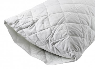 Heavenly Dreams Quilted Cotton Pillow Protector - King - Envelope Opening